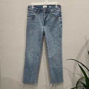 Kensie Vintage Luxe “The Allie” High Rise Slim Straight Leg Jeans 29